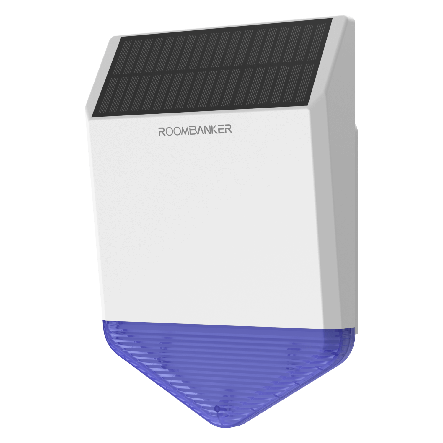Outdoor Siren - Loud Alarm & Flashing Strobe, IP65, Long-Range Communication, Requires Roombanker Hub