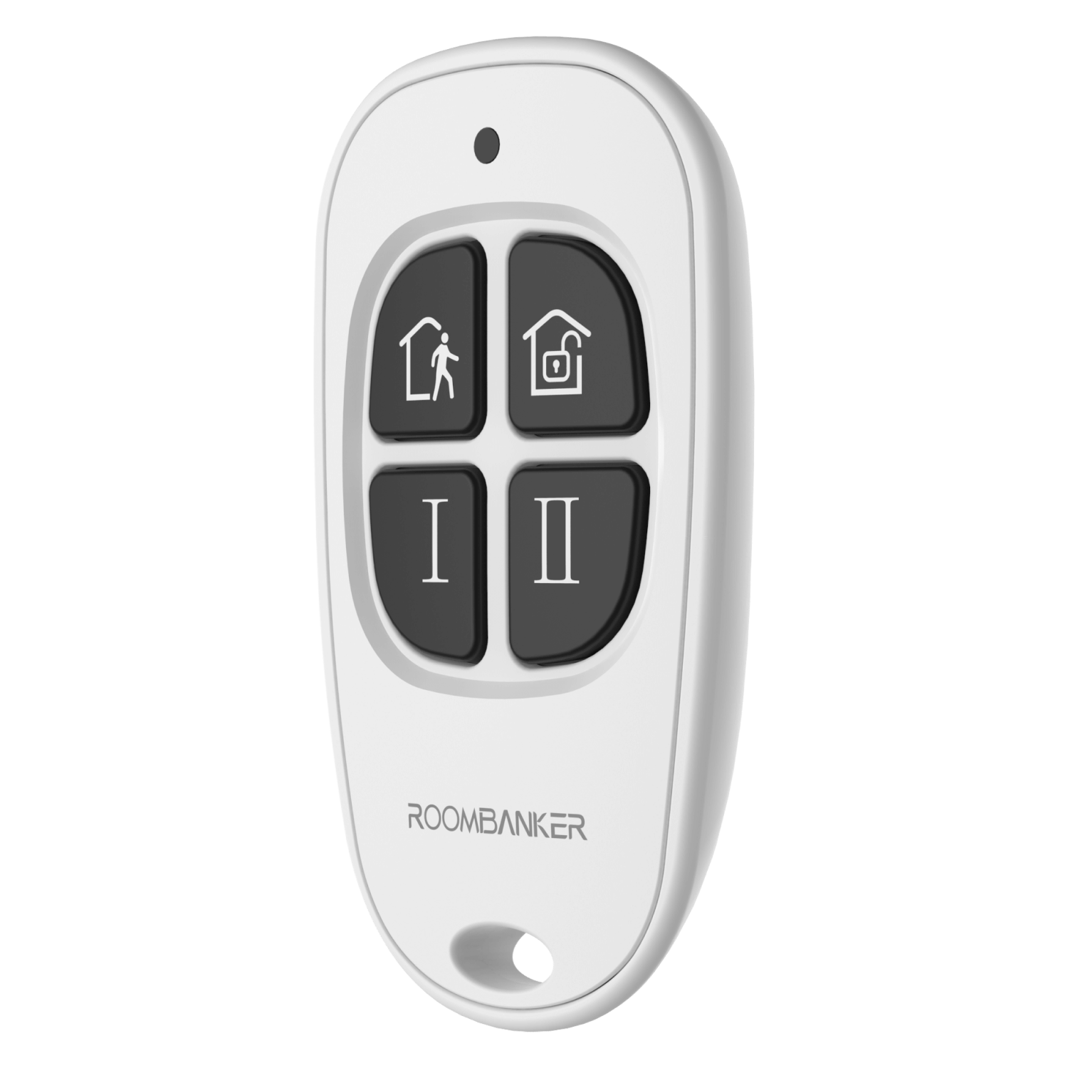 Keyfob - Simplified Security Control with Customizable Buttons, Long-Range Encrypted Communication - Requires Roombanker Hub