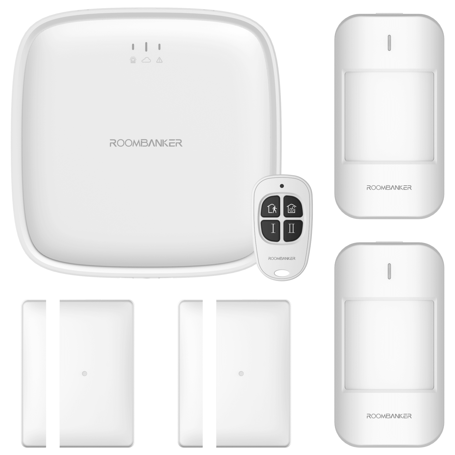 Home Security Kit - Pico Hub, PIR Sensors, Door Magnetic Sensors, and Keyfob for Full Protection