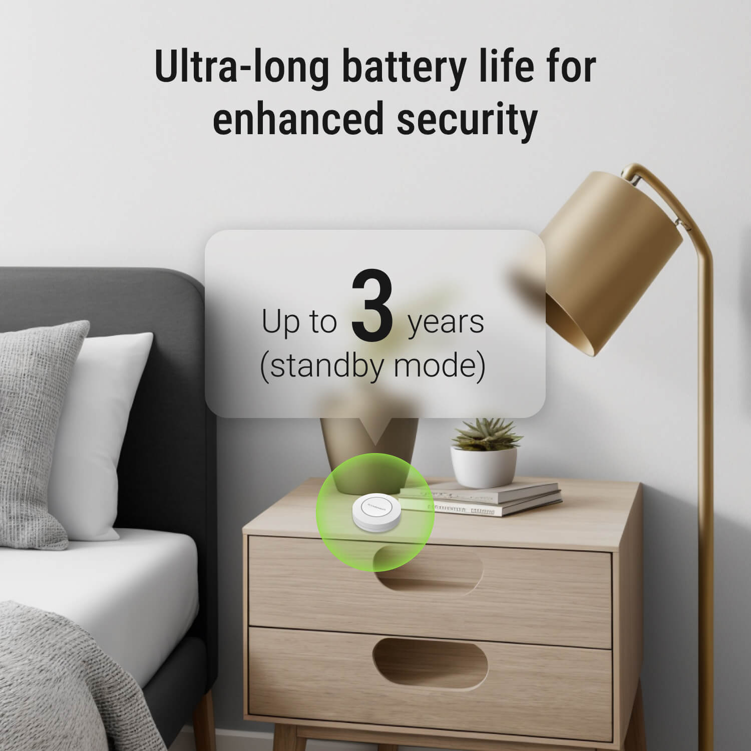 Panic Button - One-Push Alert, Long Range & Encrypted Communication, Requires Roombanker Hub