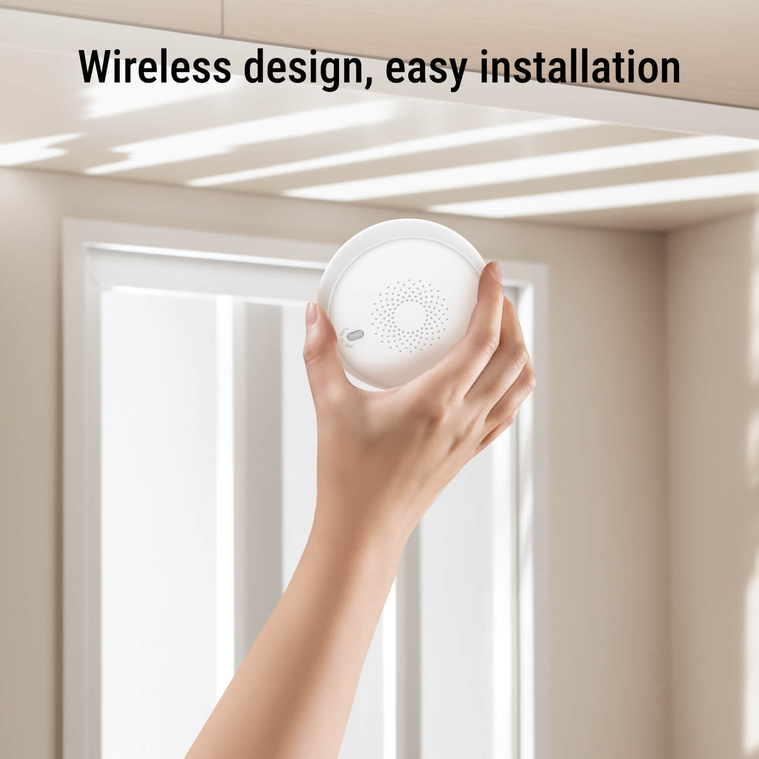 Wireless Smoke Detector: High-Precision, Photoelectric