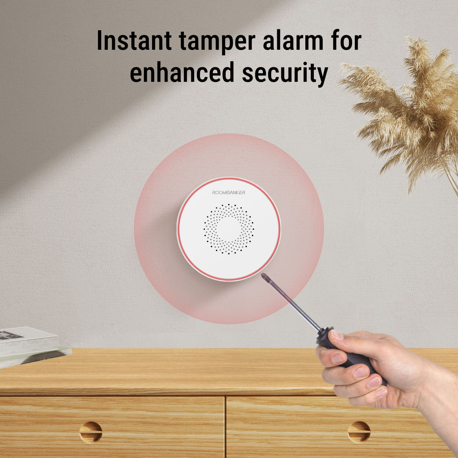 Indoor Siren - Adjustable Volume & Alarm Duration - Requires Roombanker Hub