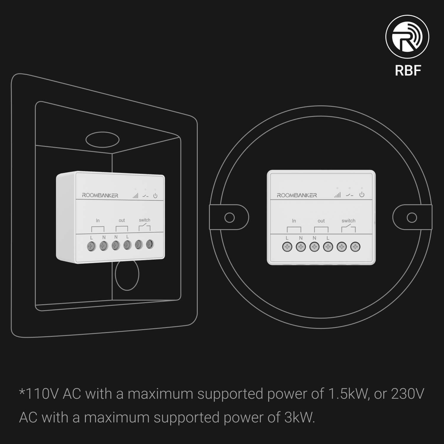 High-Voltage Switch - Energy & Safety, Standard Box, Hub Required