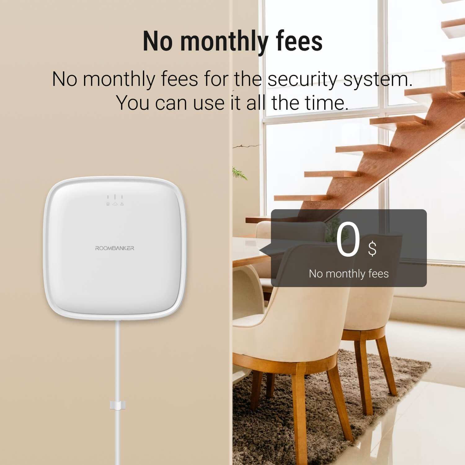 Home Security Hub Station - Advanced Smart Automation System with Extended Range Wireless, LTE, and Zigbee Connectivity - Supports 128 Devices